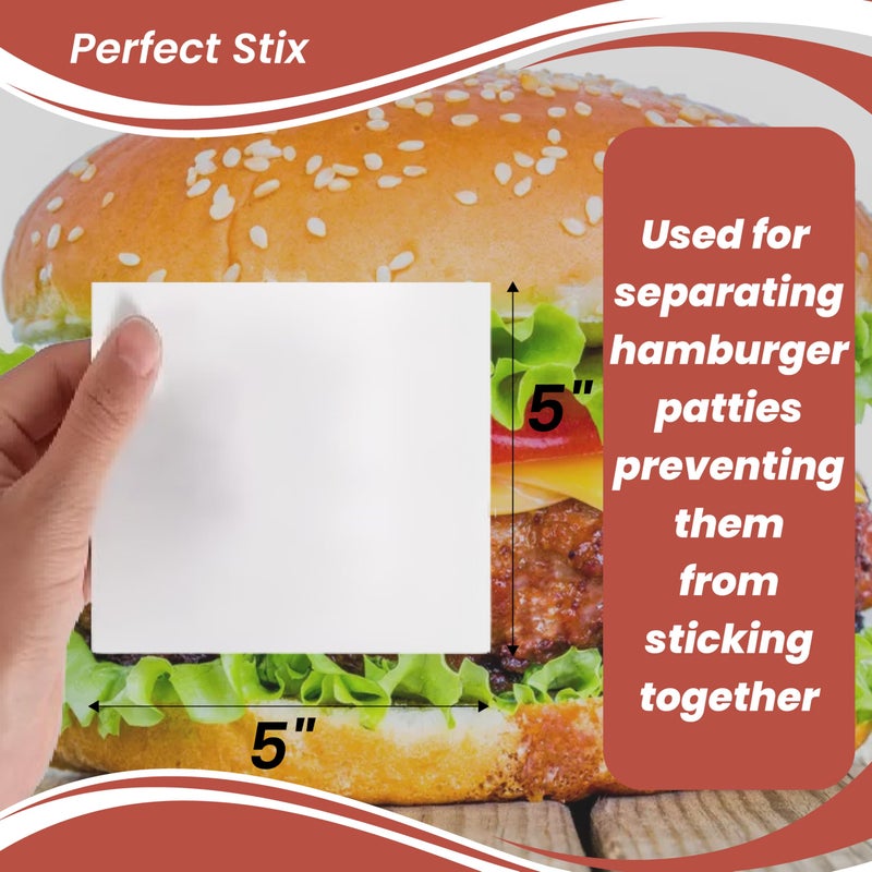Perfect Stix Patty Paper 5-1000 Patty Paper, 5" x 5" (Pack of 1000) - Image 2
